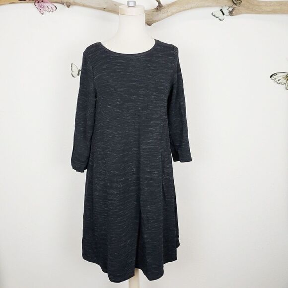 Hillary Radley heathered black tshirt dress - Picture 1 of 7